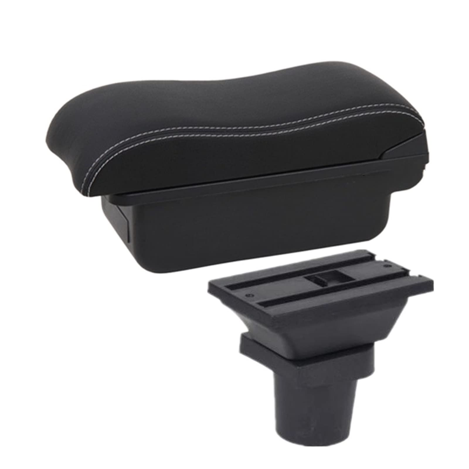 Boîte D'accoudoir Pièces Intérieures Rénovation Accoudoir De Voiture Boîte De Rangement Centrale Avec USB Pour Toyota Pour Aqua Pour Prius C(A3 No USB)