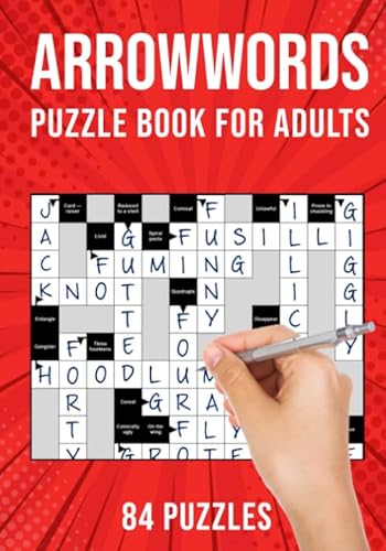 Arrowwords Puzzle Books For Adults: Arrow Words Crossword Activity Book | 84 Puzzles (UK Version)