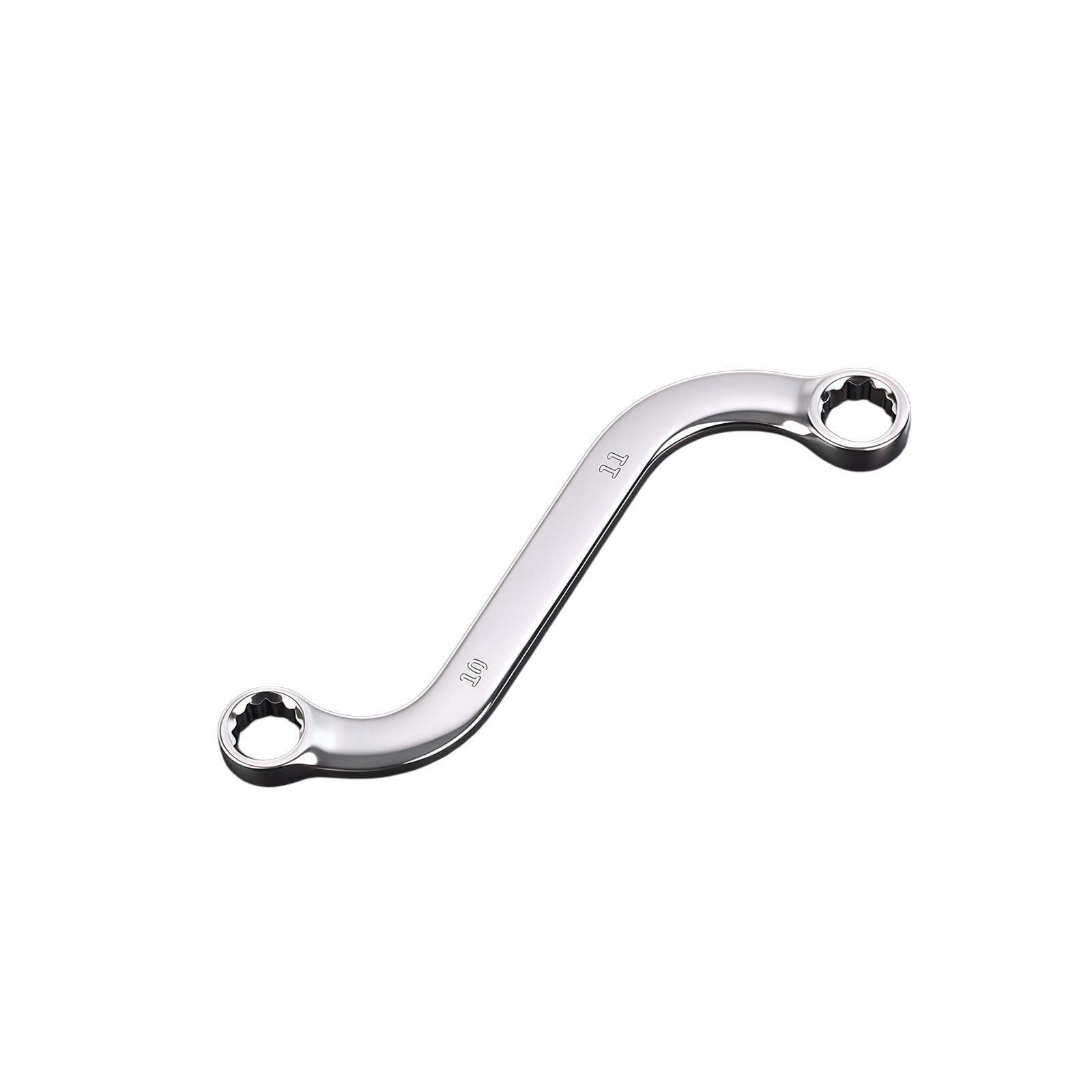 Fromceo 10 11Mm Professional S Shape Double Ended Offset Box Wrench With Antislip Design For Mechanics And Ideal For Tight Space Double Head Tool