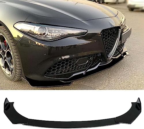  Spoiler Anteriore per Auto per Alfa Romeo Giulia 2017-2021,Paraurti Anteriore Splitter Labbro Inferiore Accessorio Modificato