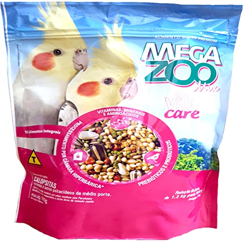 Ração Megazoo Mix Calopsitas 900g
