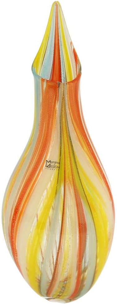 Glass Of Venice Murano Glass Spring Blossom Vase - Multicolor