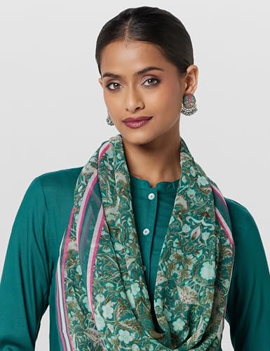 Image of BIBA Women Rayon flax Straight Kurta Palazzo Suit Set
