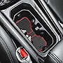 auovo Cup Holder Insert Liners Compatible with Compass 2022 2023 Accessories Anti-dust Door Mats Center Console Mats 16PCS Set (RED)
