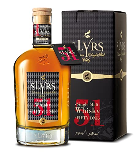 Slyrs Fifty One Bavarian Single Malt Whisky mit Geschenkverpackung (1 x 0.7 l) Cover