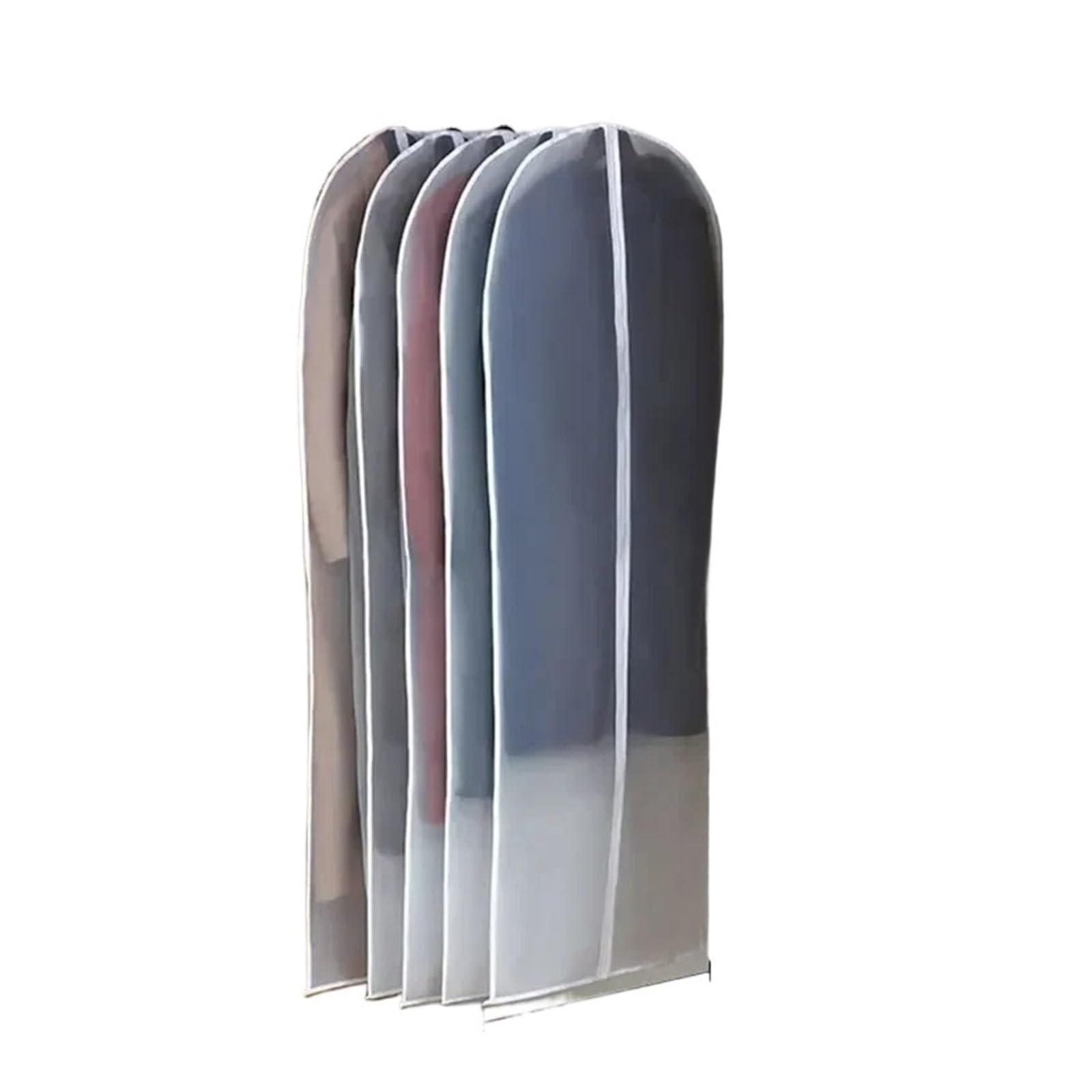 clothes dust bag 1-5PCS Clothes Dust Cover Transparent Thickened Washable Bag PEVA Household Coat Suit Hanging for home(60x140cm,3PCS)