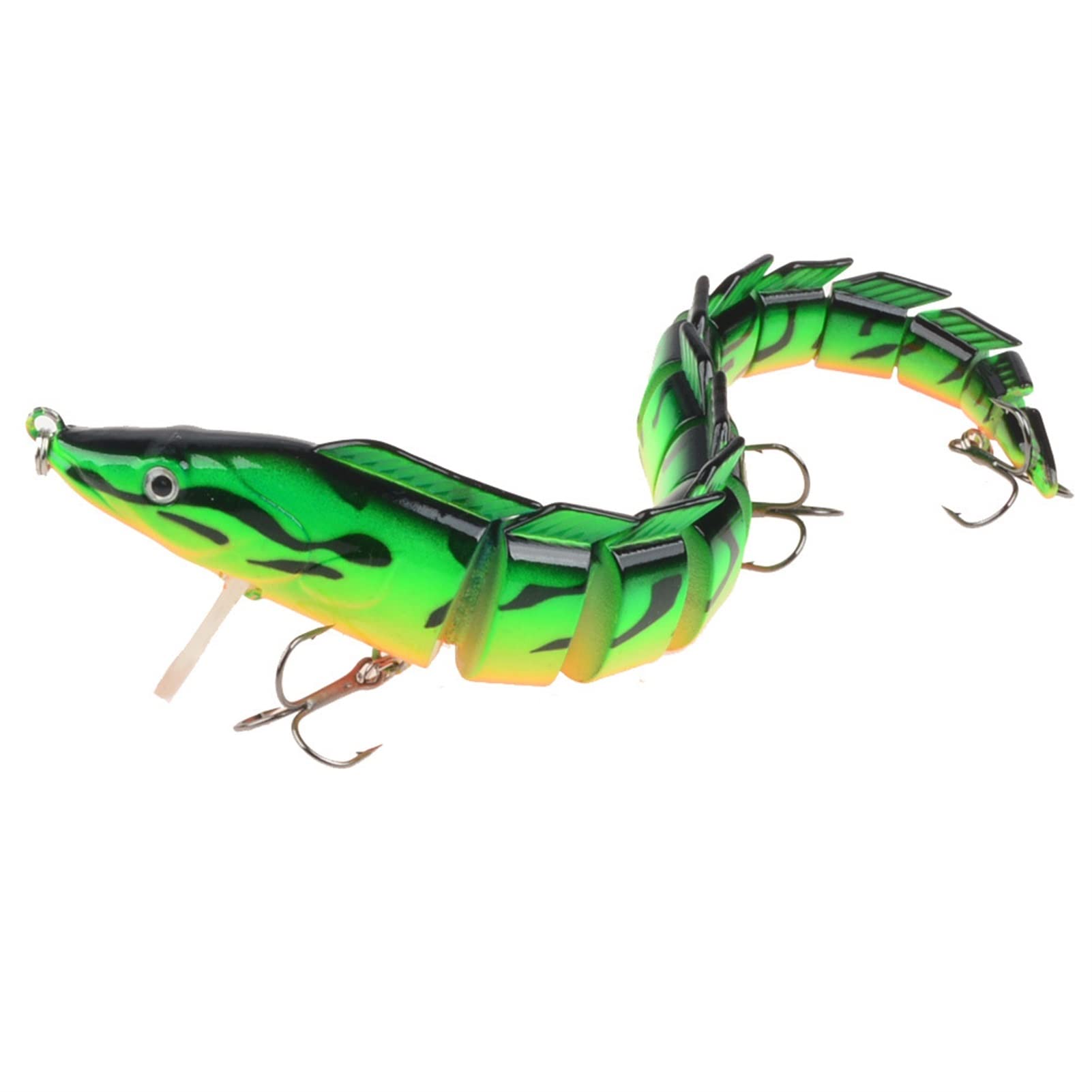 5 Pezzi 23 cm 46 g Esca realistica per la Pesca del Basso con ancorette 13 Swimbait multisnodati segmentati Esche da Nuoto bioniche affondanti per Trota Persico Carpa Attrezzatura da Pesca