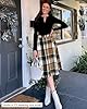 luvamia Plaid Skirts for Women Midi Length High Wa... #2