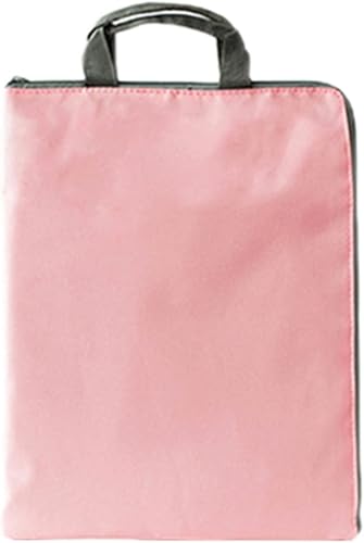 Carpeta de archivos de mano con cremallera, carpeta de archivos de lona, bolsa portátil para documentos, ideal para oficina, escuela, negocios,
