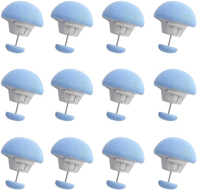 12 Pcs Anti-Slip Blanket Button Clip | Durable Quilt Button Fixers for Bed Sheets | Secure Blanket Cover Pin Lock | Multi-Purpose Duvet Clips for Comforter, Mattress, Sofa Covers & Curtain