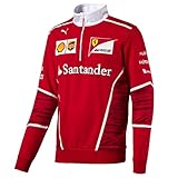 Herren-Sweatshirt mit halbem Reißverschluss.