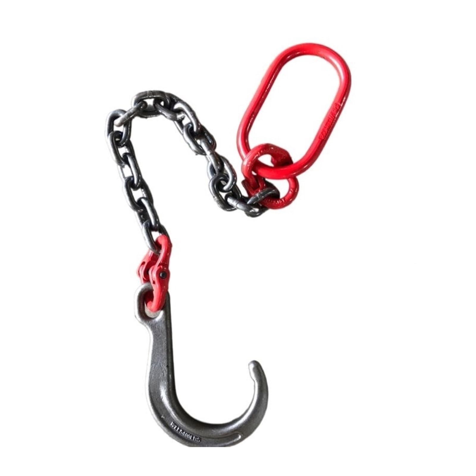 Chain Sling, Chain Sling,Trailer Double Hook Wrecker Rescue Vehicle Accessories High-Strength Winch Traction Rope(A 2 tons)