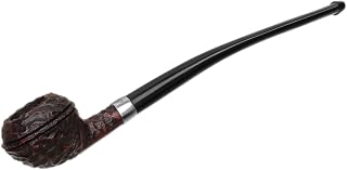 Peterson Pipes Tavern Series Rhodesian - Long Handmade Irish Wood Pipe, Rustic Collectible From Hand Crafted Briar, Partial Churchwarden Made in Ireland, 3mm, Fishtail
