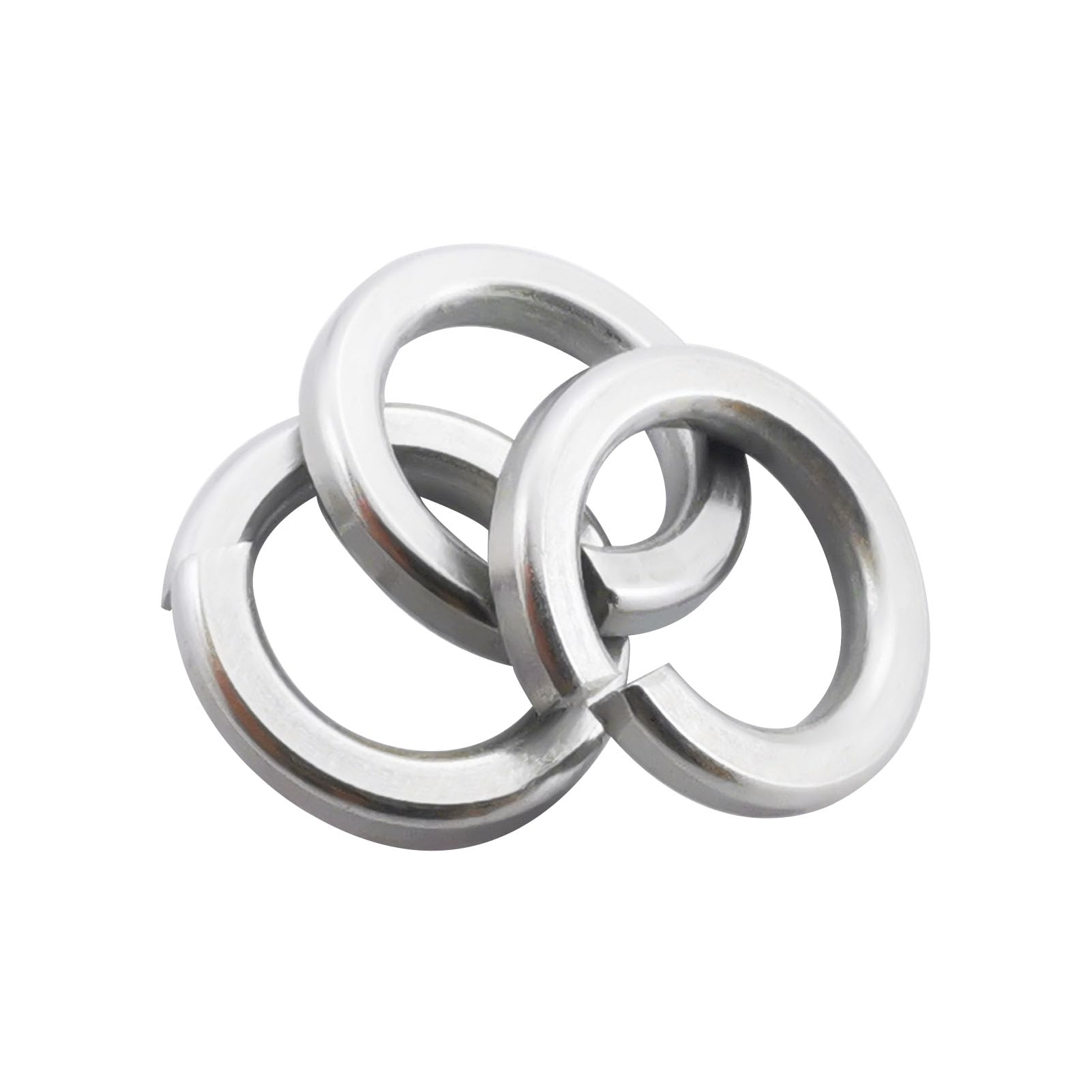 M12 Split Lock Washer,25PCS 304 Stainless Steel(18-8) Spring Lock Washers for Bolts Nuts and Screws,Silver