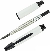 Vista 4 de Pilot Namiki Vanishing Point - Pluma estilográfica, blanco y negro, punta de 1.1 puntas de 18 quilates