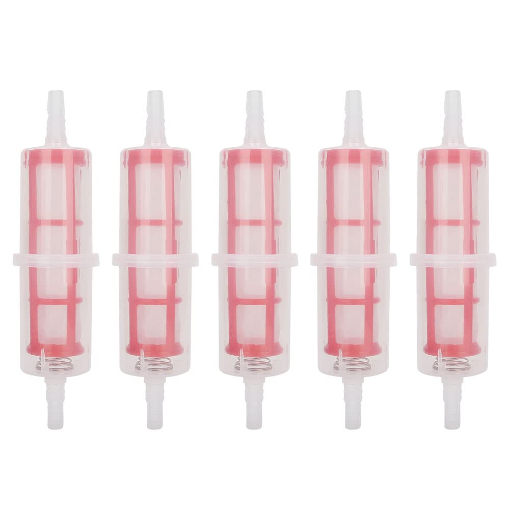 5Pcs Universal Large Inline Diesel Fuel Filter for 8mm - 10mm Pipe Hose