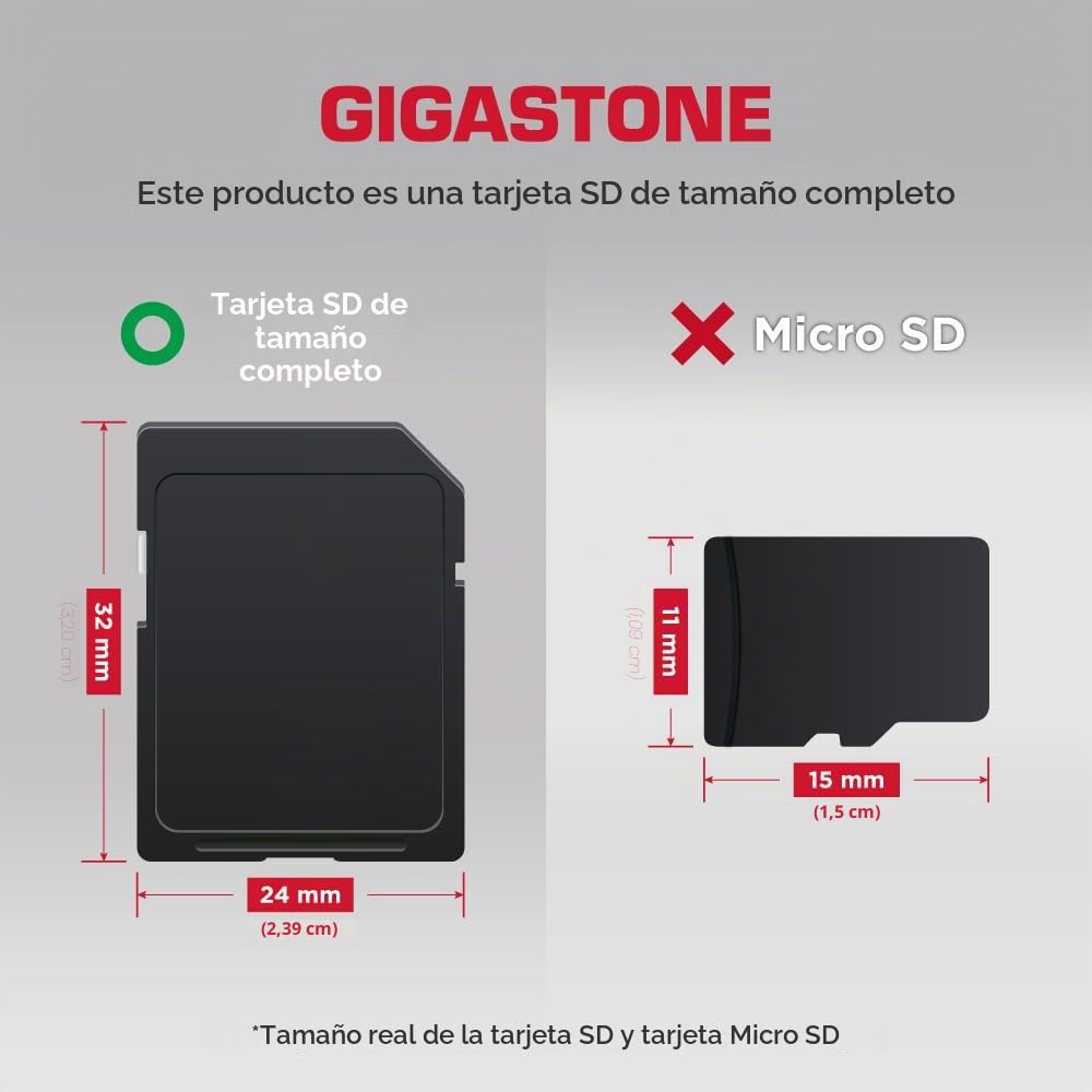 Gigastone - Tarjeta de Memoria SDXC de 128 GB, 4K Cámara Pro Serie. Compatible con cámara Canon Nikon Sony Videocámara, A1 V30 UHS-I Clase 10 para 4K UHD
