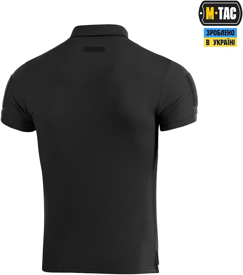 M-Tac Mens Polo Shirt Tactical Short Sleeve Military Golf Dri Fit Polo T Shirts for Men