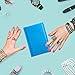 Fuxury Bubble Mailers, 4x8 Inch Blue 50Pcs Poly Padded Envelopes, Self-Seal Adhesive Waterproof Shipping Bags Small Bubble Mailers for Business Mailing Packages Jewelry Makeup Supplies#000