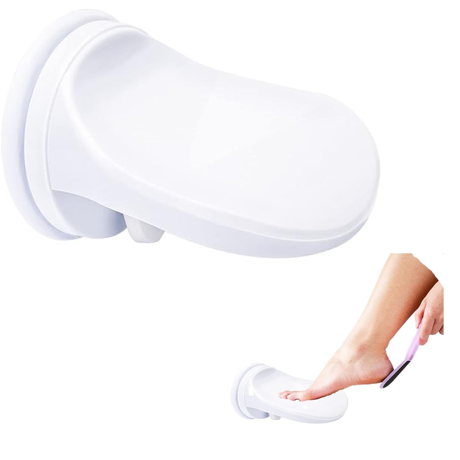 Reposapiés de Ducha, Reposapiés de Ducha para Afeitarse las Piernas, Ventosa Reposapiés para Afeitarse Baño