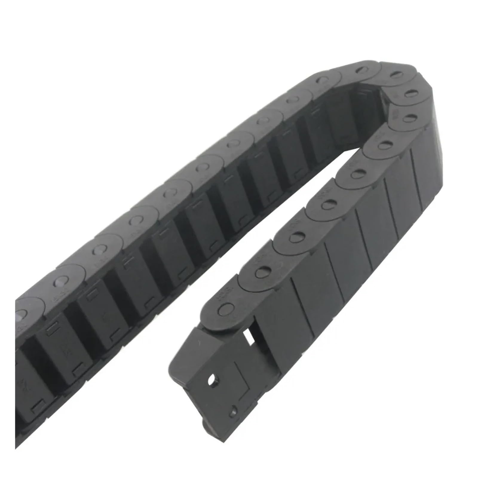 Equipos industriales Cadenas de transmisión Cadena de Arrastre de Cable de Nailon Reforzado con plástico semicerrado, tamaño Interno de 15x30mm, 1,05 M Cadenas de transmisión