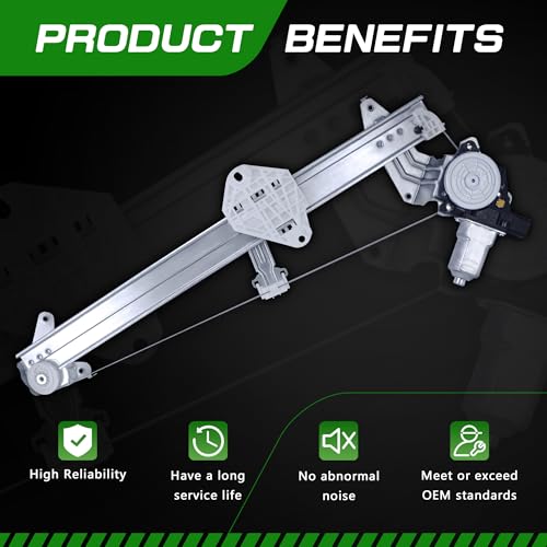 Image of Power Window Regulator with Motor Compatible with Subaru Forester 2014-2018,Front Driver Side,Replace # 61041SG010 61041SG011 61041SG012