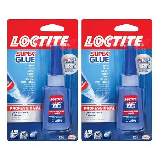 Loctite Super Glue Professional Liquid, 20 Gram Bottle, 2 Pack - Clear Superglue for Plastic, Wood, Metal, Crafts, & Repair, Instant Glue Adhesive, Quick Dry