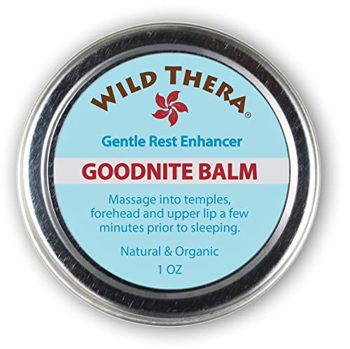 Wild Thera Natural Goodnite Balm Made with Organic Herbs, Essential Oils & Valerian.
