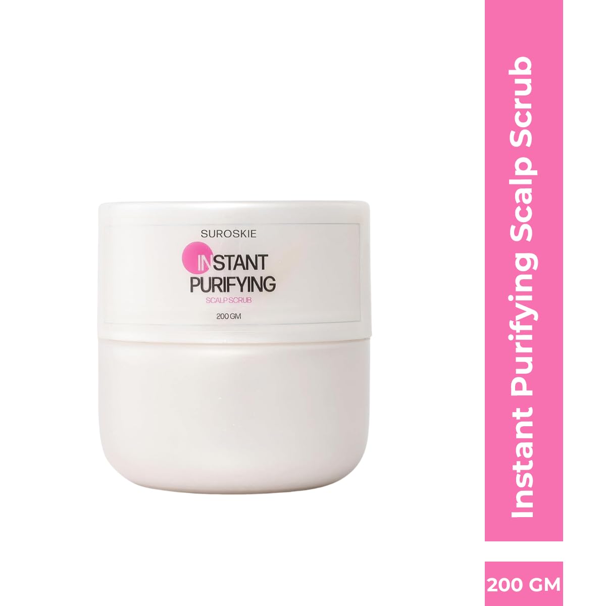 SUROSKIE Instant Purifying Scalp Scrub 200gm | With AHA+BHA & Coconut Oil | Get Up To 99% Dandruff Reduction | For Deep cleanse, Soothe & Exfloiate Scalp | Hair Management | Scalp Care for Men & Women - Image 2 thumbnail