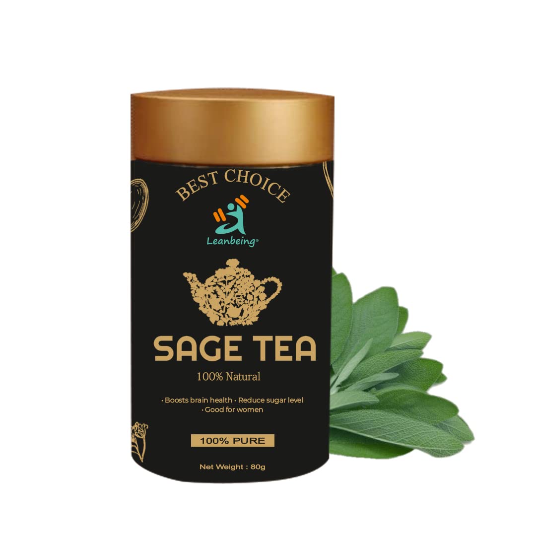 Leanbeing 80Gms Dried Sage Leaves for Tea | Smudge Smudging | Energy Reiki | Removes Energy Blocks (B09M732THM) Amazon Price History, Amazon Price Tracker