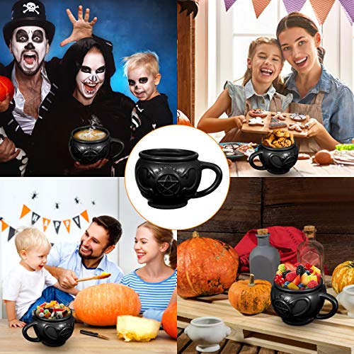 UPKOCH Taza 3D de bruja gótica, taza de té de porcelana para Halloween, taza de café, taza de café, novedad gótica - Imagen 8