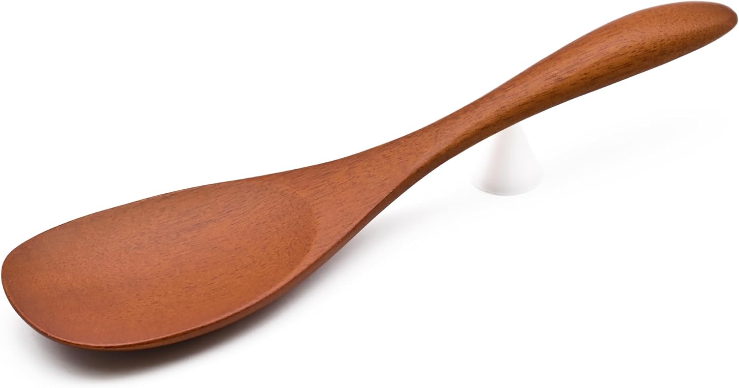 Swanson Shoji SP-131 Beech Long Spoon, Approx. 7.9 inches (20 cm), Natural, Parfait Spoon, Wood, Natural Wood