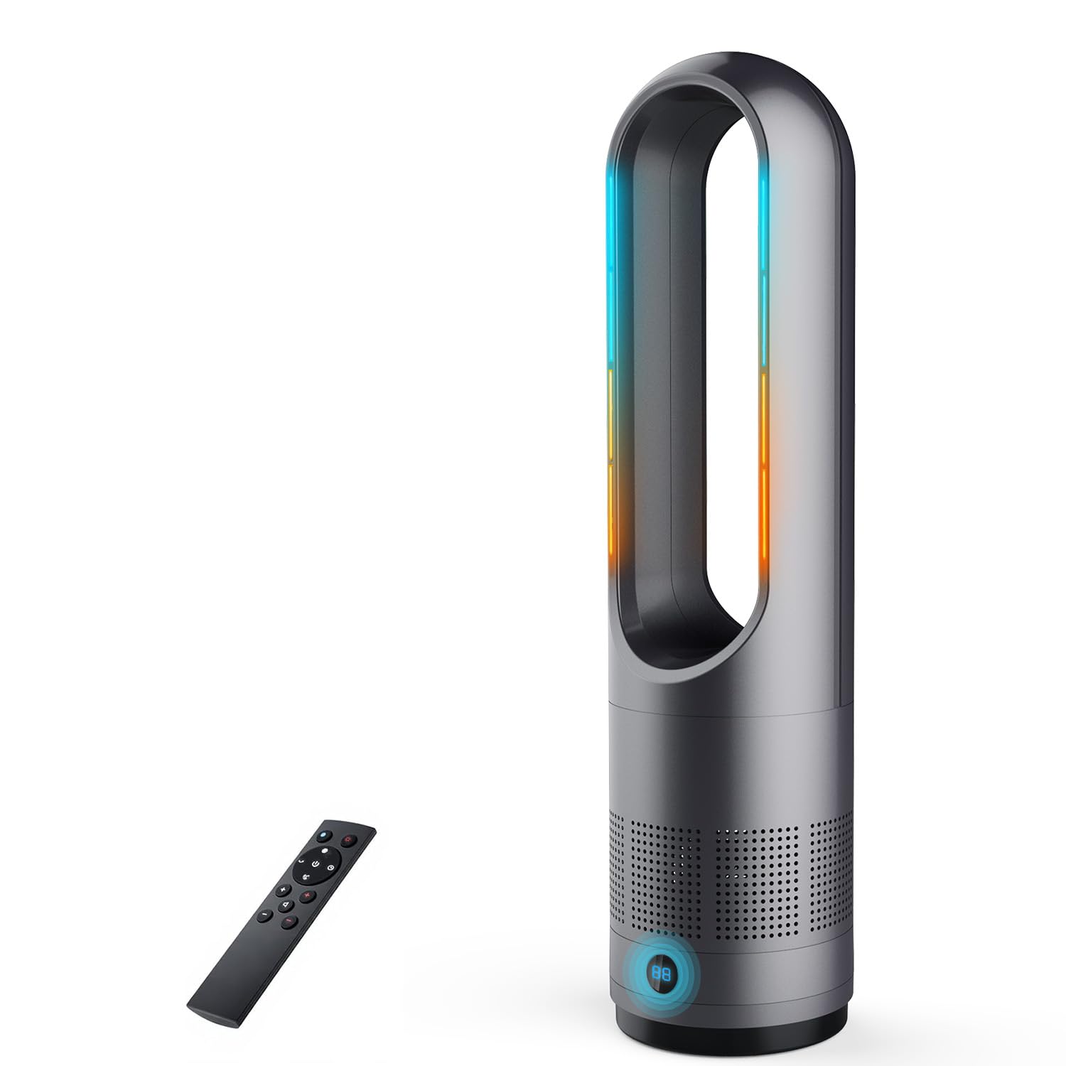 Amazon | 扇風機 羽なしタワーファン【2025冷暖兼用・羽根無し
