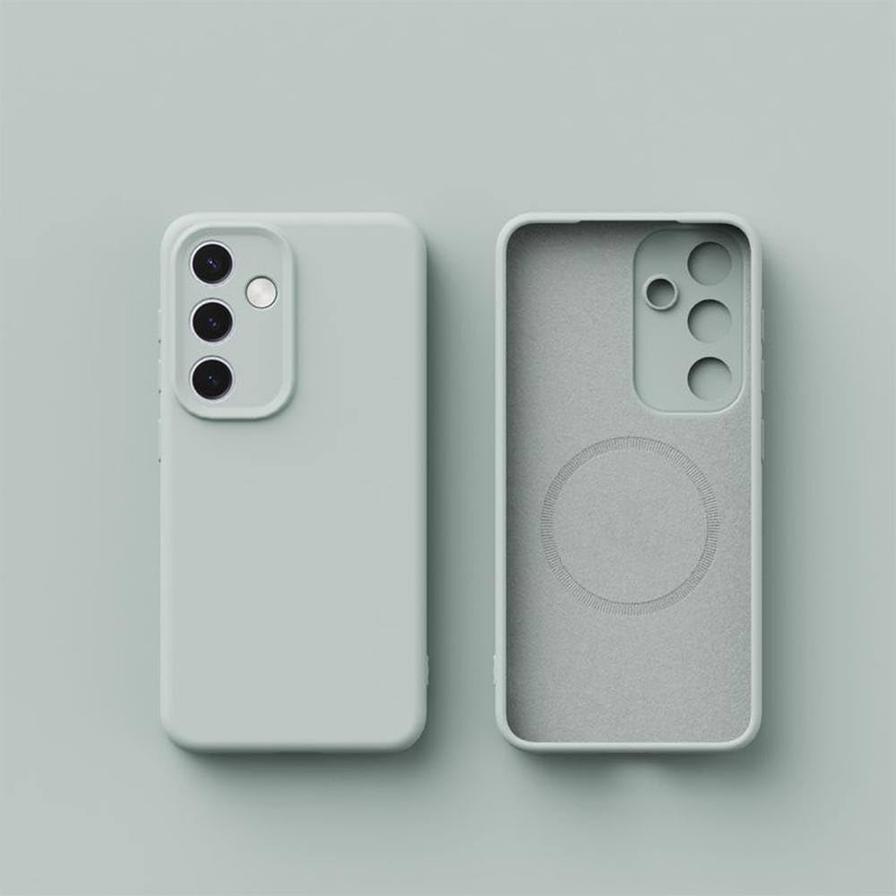 Coque Samsung S23 protégeant des chocs en silicone liquide mat