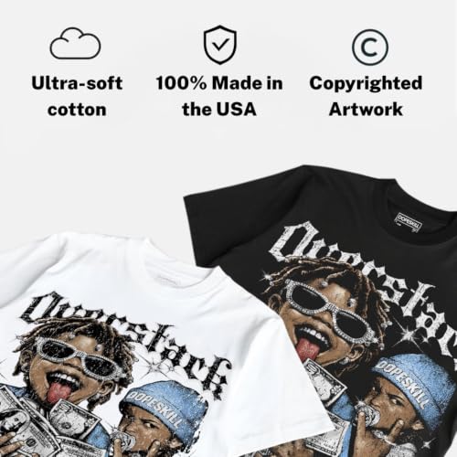 Image of DopeSkill Graphic Tee Streetwear Hypebeast Hip Hop Unisex Premium T-Shirt Sneaker Colour Matching Shirts Gift for Sneakerhead
