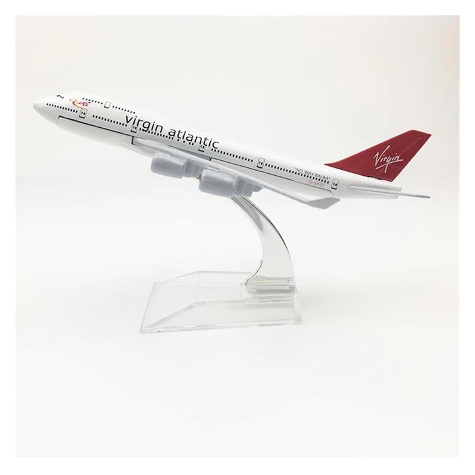 Modelo de avión 1:400 Boeing 747 miniatura de metal duradera 6