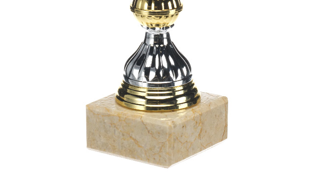 Art-Trophies AT4151 Trophée De Participation Mixte – Figurine Argentée 13 Cm