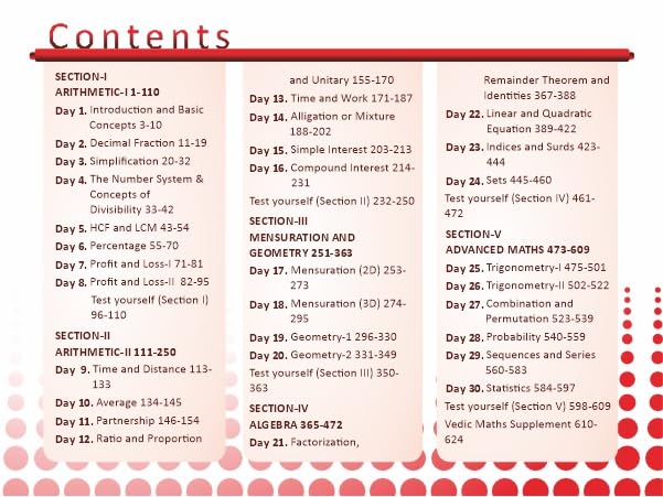 Maths 30 Days Wonder (3e) Book 2026-2027 Best for SSC, CLAT Exam, MBA/CAT/MAT, CDS/NDA, GRE, GMAT, Management, Banking Competitive Exams | Quantitative Aptitude | Vedic Math | Mathematics Short Tricks 4