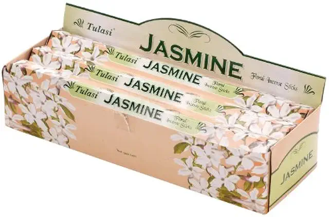 Incienso Tulasi Jazmín - 6 Varillas Aromáticas