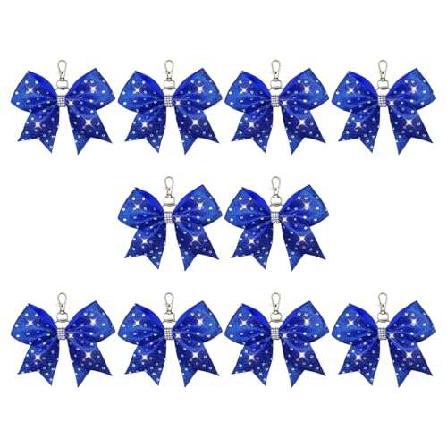 Porte-clés nœud strass bleu : ne perdez plus vos clés dans votre sac à dos
