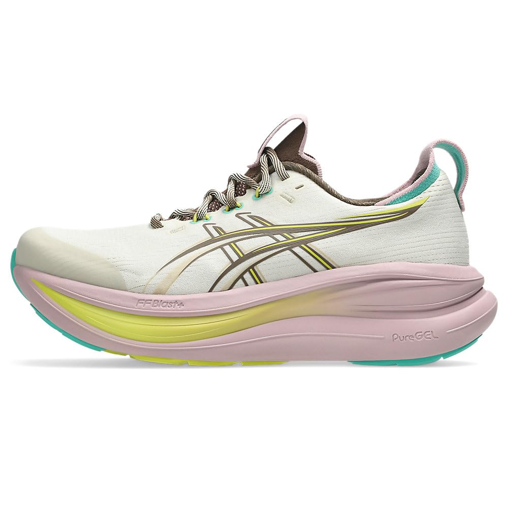 Asics Women's Beige Gel-Nimbus 28 Tr Road Running Shoes in Size 7, Sports Direct