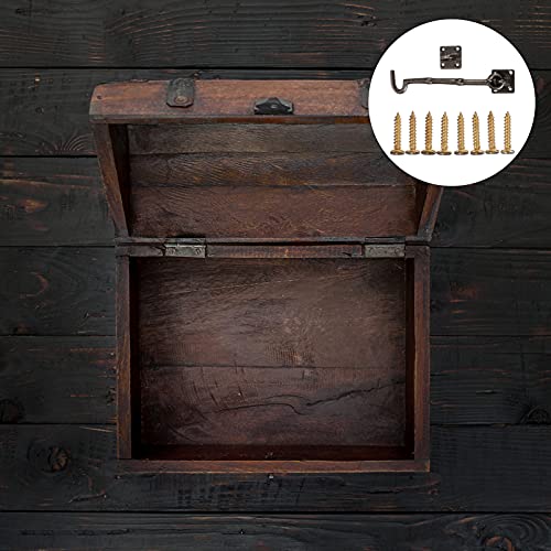 Fermoir de porte noir pour empêcher l'ouverture de meuble