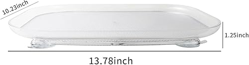 Miniatura 2 de Lazy Susan cuadrado para refrigerador, estante de almacenamiento de condimentos de encimera, organizador de gabinete Lazy Susan, estante de