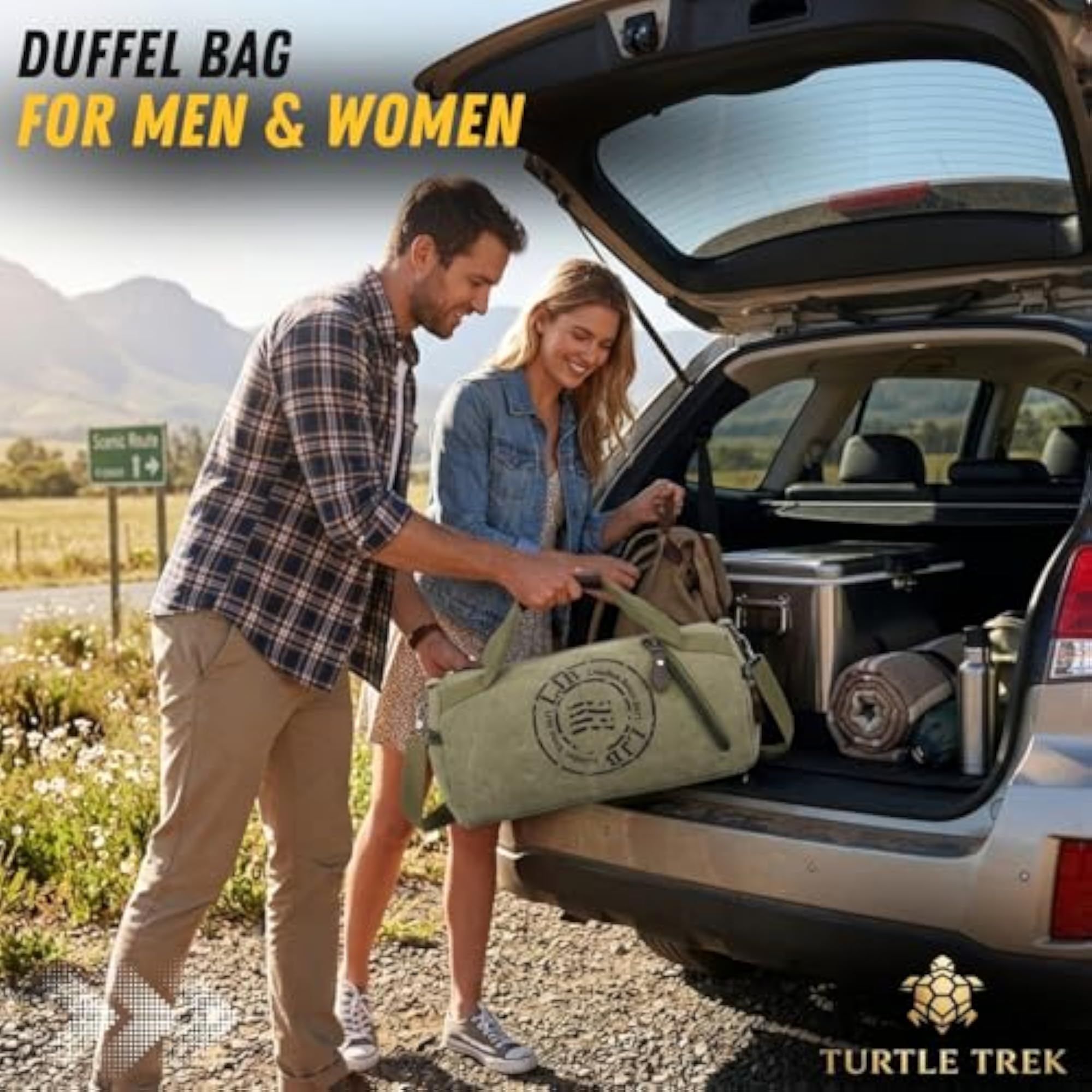 Multipurpose Canvas Bag for Gym, Sports, Travel