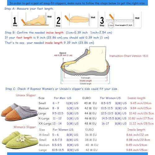 Image of LE KAPMOZ Men's Boiled Wool House Slippers Breathable Winter Warm Slip on Mules Indoor /Outdoor Slipper for Women Two Tone Cap Toe Clog