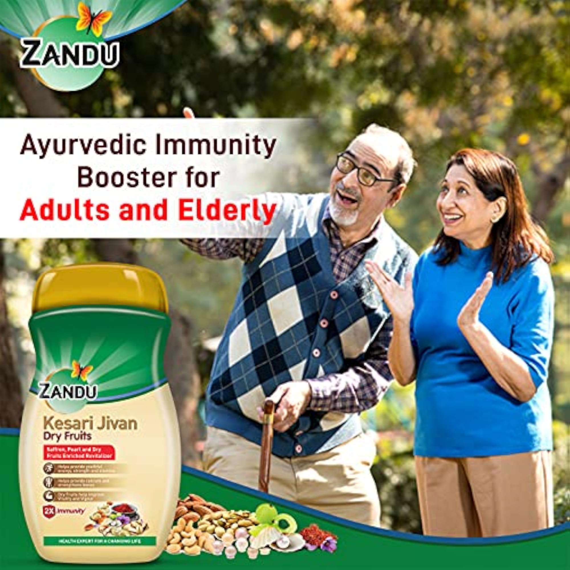 Zandu Kesari Jivan Dry Fruits Chyawanprash, 900g