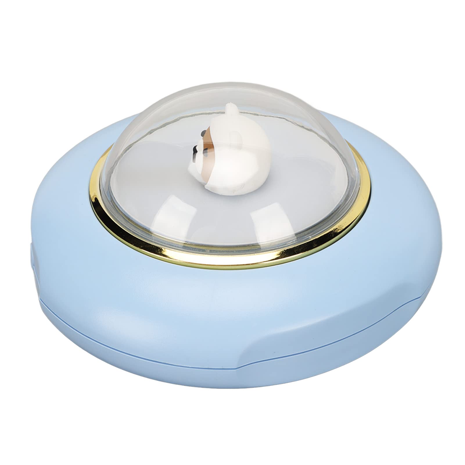 Pocket Hand Warmer, Fast Heating Cute Space Man Electric Hand Warmer LED Night Light 4000mAh 2 Levels for Camping (Blue)-image-9