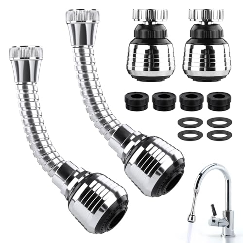 2pcs Ducha para fregadero de cocina con atomizador，Extensor Aireador Grifo Lavabo,Ducha para Fregadero de Cocina,para el Hogar, Cocina, Baño, Grifo