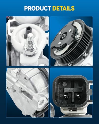Image of PHILTOP 98573 AC Compressor for RangeRover Sport 2010-2013,LR4 2010-2013, RangeRover 2010-2013, XJ XFR 2010-2012, XJ 2013-2017 5.0L,XF 2011-2012, XF 2013 3.0L 2010 5.0L, XK XKR 2010-2013,XJR 2014-2017