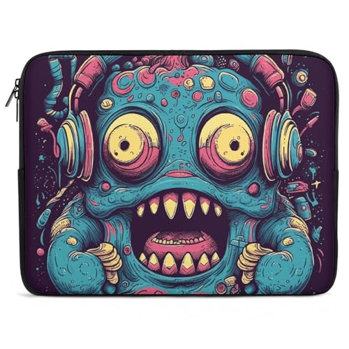 Housse pour ordinateur portable Love Music Monster pour éviter rayures et chocs